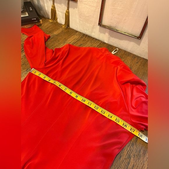 FRANK LYMAN DESIGN Red Open-Front Jacket Size 8 - Picture 7 of 8